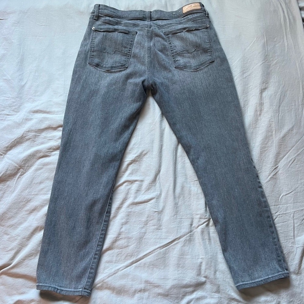 7 FOR ALL MANKIND Jeans Women's Size 30 Luxe Vintage‎ Gray Wash Denim Classic